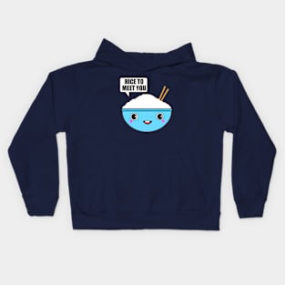 Rice to Meet You Kids Hoodie